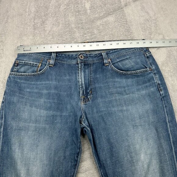 Adriano Goldschmied Jeans The Protege Mens 38x31 Blue Straight Leg Stretch Loose - Picture 11 of 16